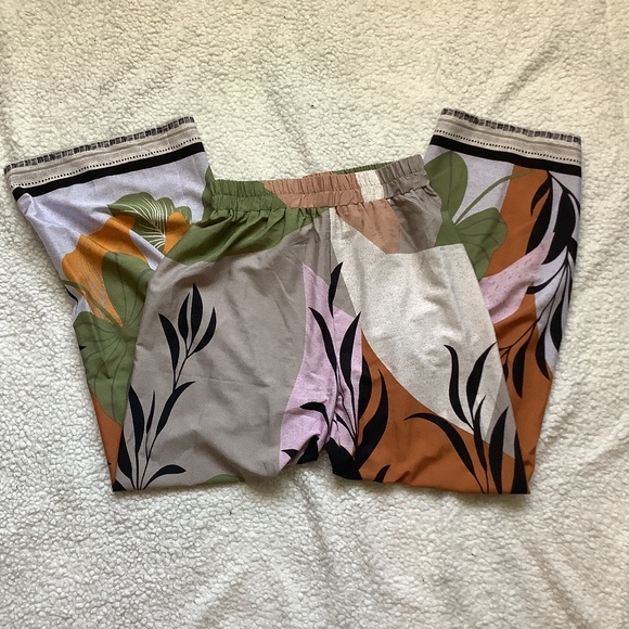 Sweet Rain Multicolor Wide Leg Pants - Picture 1 of 4